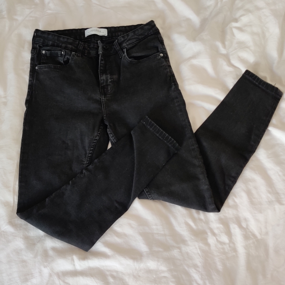Zara Cropped Ankle Jeans